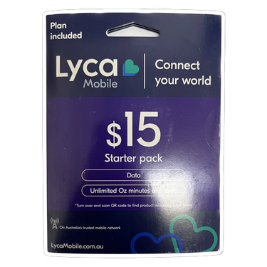 LycaMobile Prepaid SIM Card $15